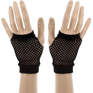 Netz-Handschuhe, schwarz
