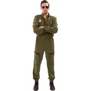 Overall Jetpilot für Herren, olivgrün