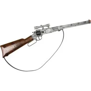 Spielzeuggewehr, transparent/braun, 65 cm