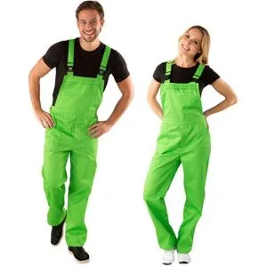Latzhose unisex, grün