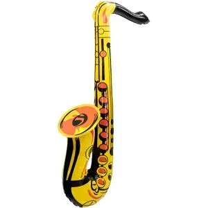 Aufblasbares Saxophon, gold