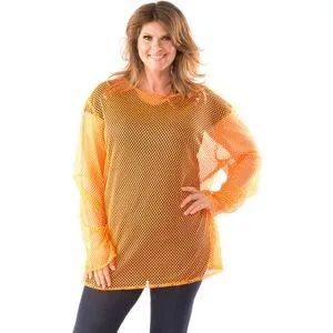 Netzshirt, neonorange