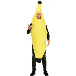 Kostüm Banane, unisex