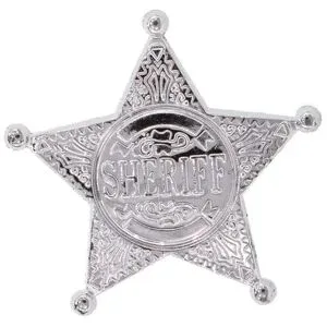 Sheriff-Stern, silber