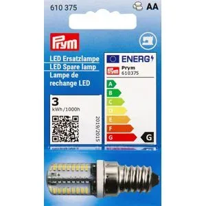 Prym LED Ersatzlampe für Nähmaschine, mit Schraubfassung E14