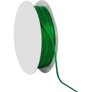 Satinkordel, grün, 2 mm, 20 m