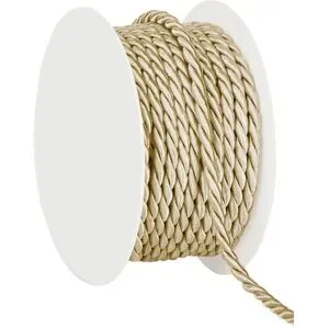 Kordel, taupe, 4 mm, 10 m