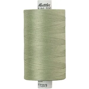 Mettler Silk Finish Cotton Maschinen- & Handquiltgarn, Stärke: 40, 1000m-Spule, eukalyptus
