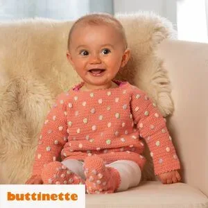 Häkelanleitung ? Babypullover aus Woll Butt Baby
