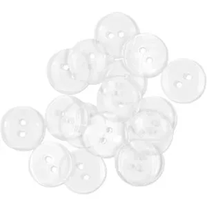 buttinette Wäscheknöpfe , Größe: 15 mm Ø, Inhalt: 36 Stück