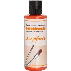 buttinette Acrylfarbe, 80 ml, ziegelrot