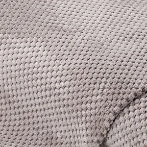 Möbelstoff Waffelvelours, taupe