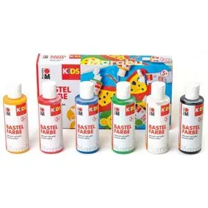 Marabu KIDS Bastelfarben, 6x 80 ml