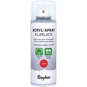 Acryl-Spray Klarlack, glänzend, wasserbasierend, 200 ml