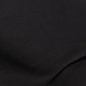 Baumwoll-Jersey Uni mit Elasthan, schwarz