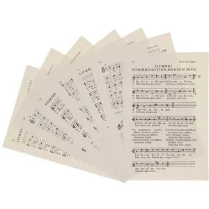buttinette Notenpapier, 11 x 16,5 cm, 40 Blatt