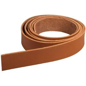 Kunstlederband flach, braun, 2 cm, 1,38 m