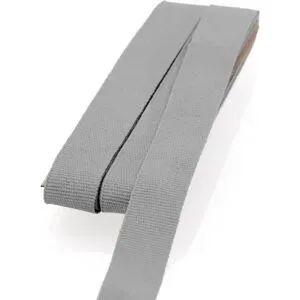 buttinette Ripsband, grau, Breite: 15 mm, Länge: 5 m