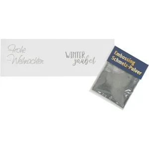 Embossing Pulver silber, 10 g