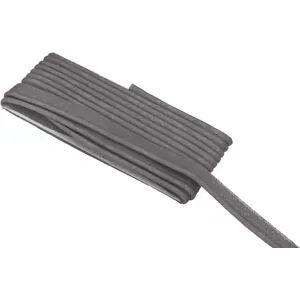 buttinette Baumwoll-Paspelband, grau, 2,4 mm Øm, 5 m