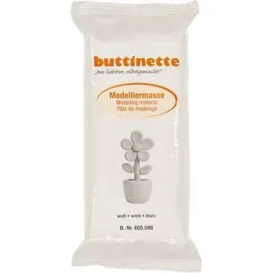 buttinette Modelliermasse, weiß, 1 kg