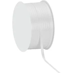 Satinband, weiß, 3 mm, 50 m