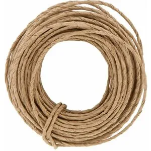 Papierdraht, natur, 15 m