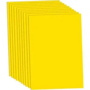 Tonzeichenpapier, gelb, 50 x 70 cm, 10 Blatt