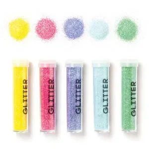 folia Glitter, bunt, 5x 7 g