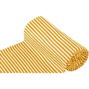 Ringelbündchen, ocker/creme