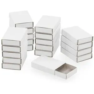 Pappschächtelchen, weiß, 5,2 x 3,6 x 1,5 cm, 20 Stück