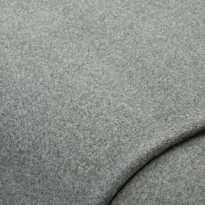 Flauschiger Fleecestoff, grau meliert