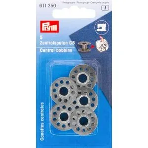 Prym Nähmaschinenspulen für CB-Greifer, Ø 20,5 mm, Höhe: 11,7 mm, Inhalt: 5 Stück
