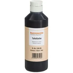 buttinette Tafelfarbe, schwarz, 250 ml