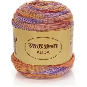 Woll Butt Alida Garn-Set, sunset color