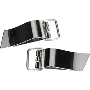 buttinette Clip-Verschlüsse mit Ring, Größe: 15 x 47 mm, Inhalt: 2 Stück