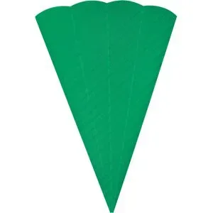 Wellpappe-Schultüte, grün, 68 cm