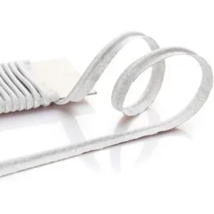 buttinette Paspelband, silber glitzernd, 4 mm Ø, 5 m