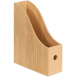 Stehsammler aus Holz, 25 x 9 x 31 cm