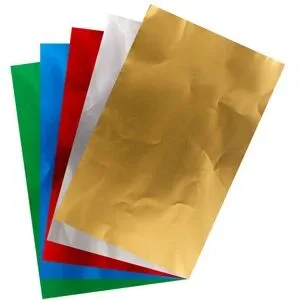 folia Prägefolie, bunt, 18,5 x 29 cm, 5 Blatt