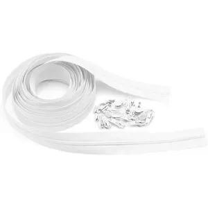 buttinette Endlosreißverschluss im Set, Spirale: 4,2 mm, 4 m,  weiß