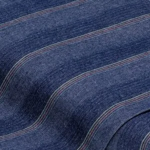 Gestreifter Jeansstoff/Denim, blau-color