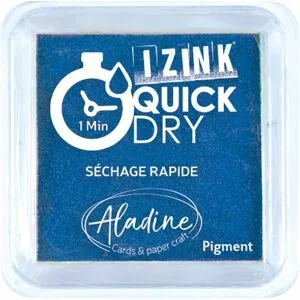 IZINK Stempelkissen, blau, 5,1 x 5,1 cm