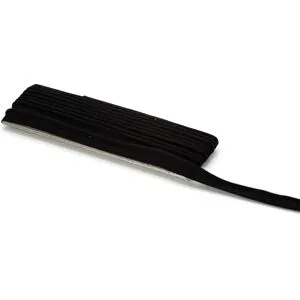 buttinette Jersey-Paspelband, schwarz, 3 mm Ø, 3 m