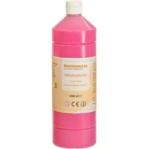 buttinette Schulmalfarbe in verschiedenen Farbtönen, 1000 ml