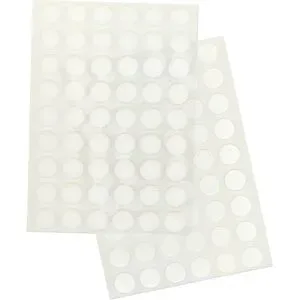 buttinette Klettverschlusspunkte, selbstklebend, 12 mm Ø, 54 Paar