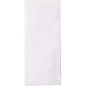 Mini-Papiertüten, weiß, 5,3 x 11,5 cm, 50 Stück