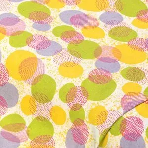Baumwollstoff Kreise Dots 