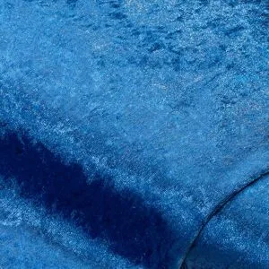 Stretch-Struktursamt Uni, blau