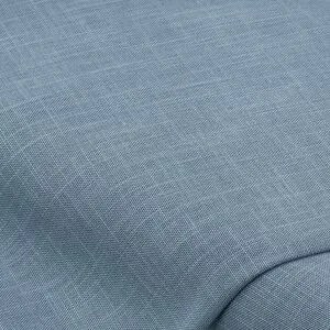 Vorhangstoff in Leinen-Optik, blau